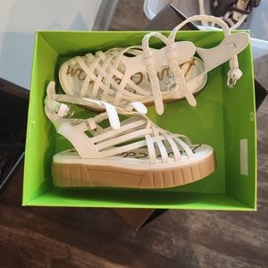 Sam Edelman platform sandals NEVER WORN